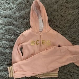 BCBG pink jogging suit